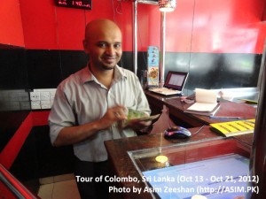 SriLanka tour - Shafique, local restaurant owner